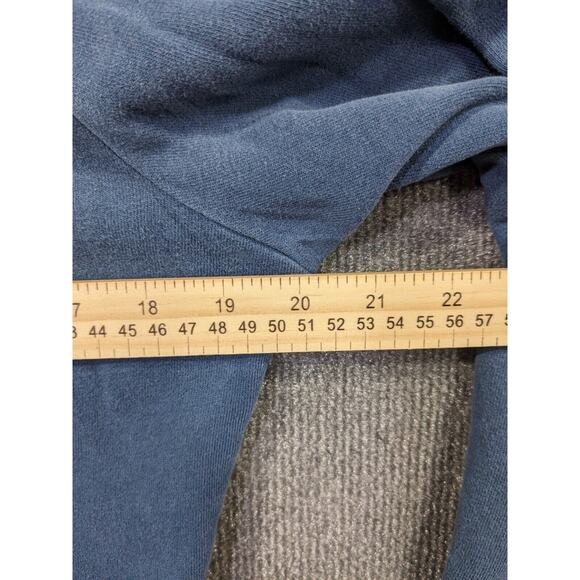 The North Face Hoodie Womens Small Half Dome Sweatshirt Spell Out Logo Blue - Picture 9 of 11